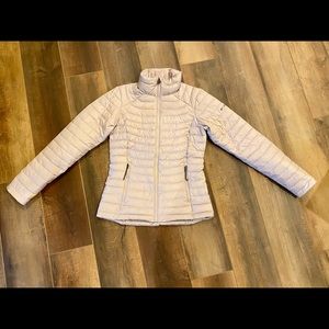 Ladies very light pink Columbia jacket